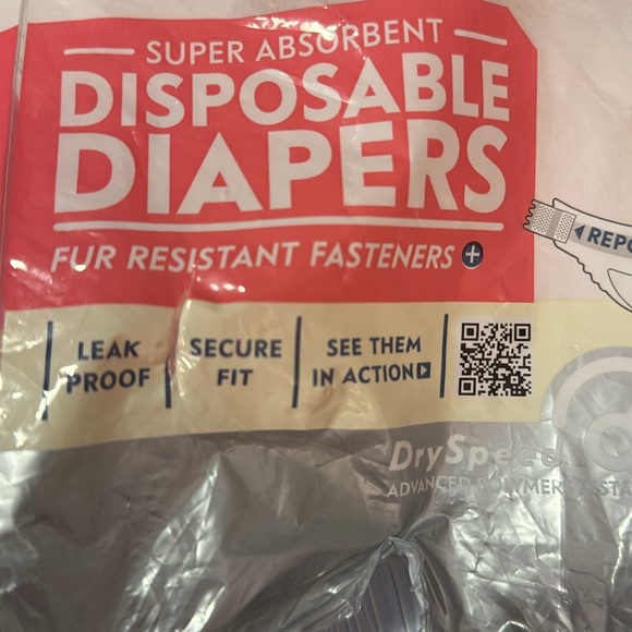 Pet Diapers (Open Pkg.) Medium - Picture 2 of 7